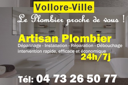 Plombier Vollore-Ville - Plomberie Vollore-Ville - Plomberie pro Vollore-Ville - Entreprise plomberie Vollore-Ville - Dépannage plombier Vollore-Ville